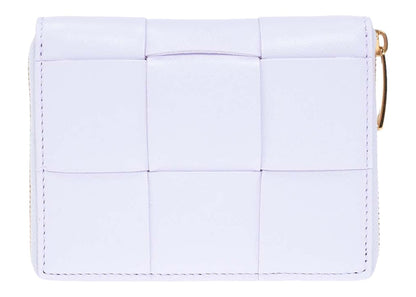 Bottega Veneta Small Cassette Bi-Fold Zip Wallet Mirth Washed