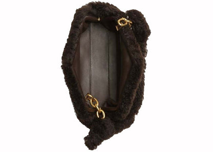 Bottega Veneta Small Triangle Frame Shoulder Bag Fondant Gold