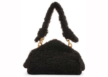 Bottega Veneta Small Triangle Frame Shoulder Bag Fondant Gold