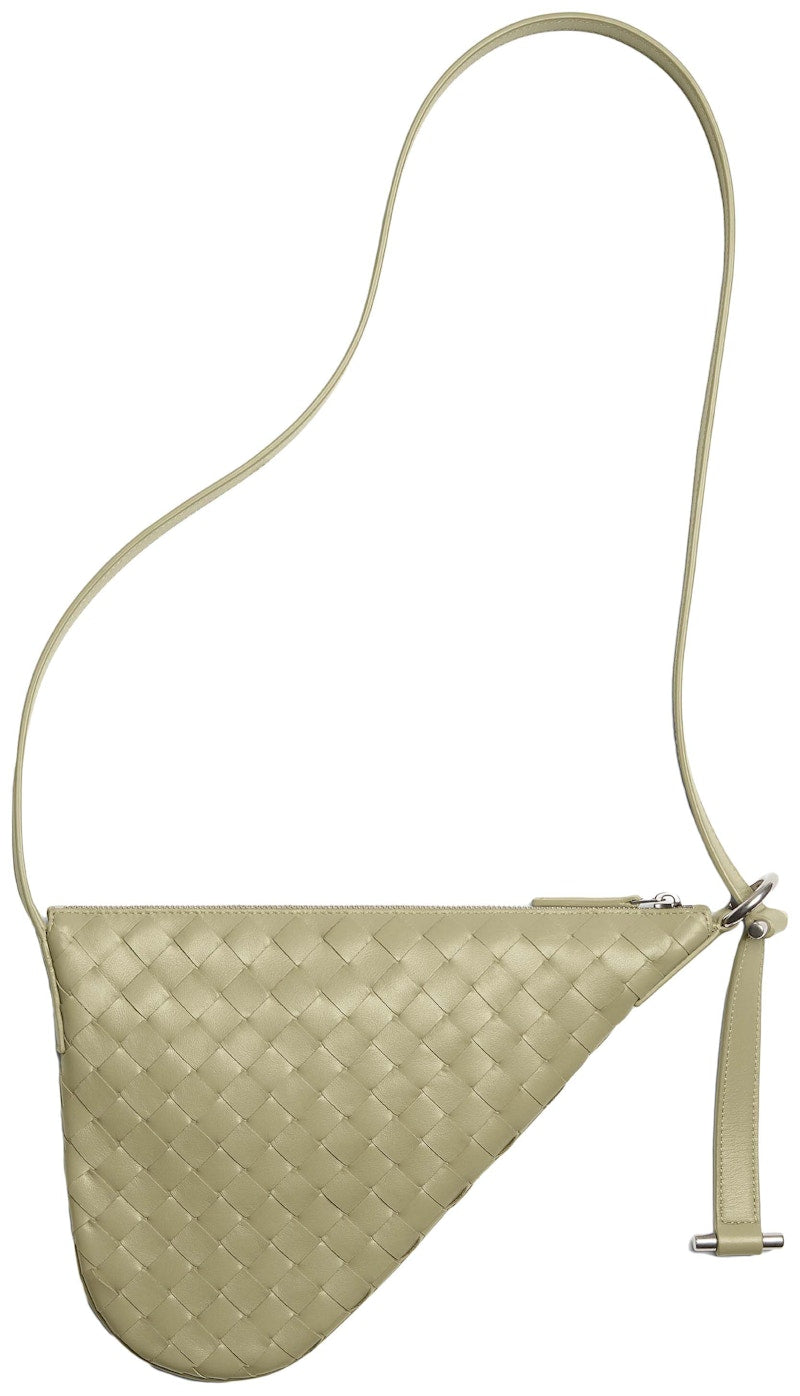 Bottega Veneta Small Virgule Crossbody Travertine