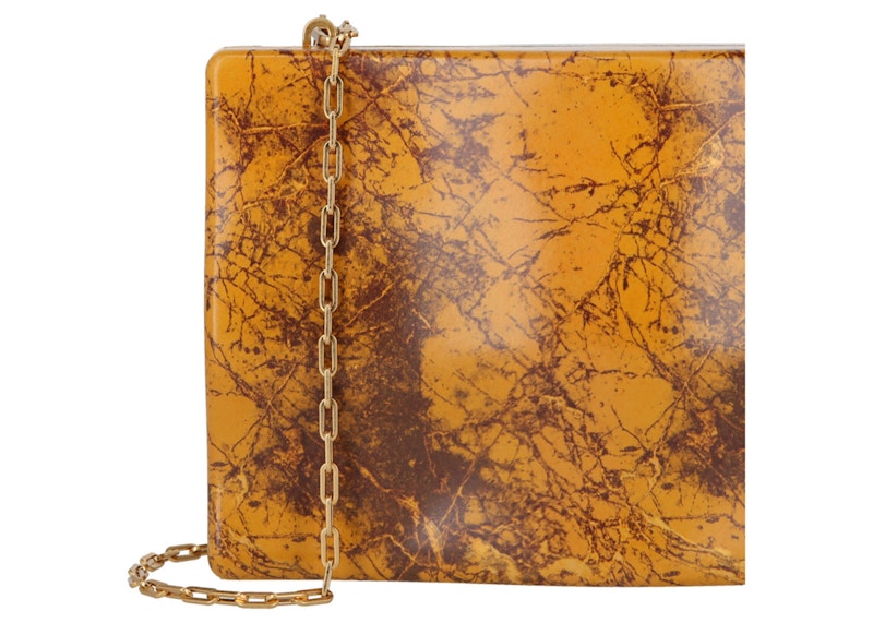 Bottega Veneta Spazzolato Leather Clutch Eggnog