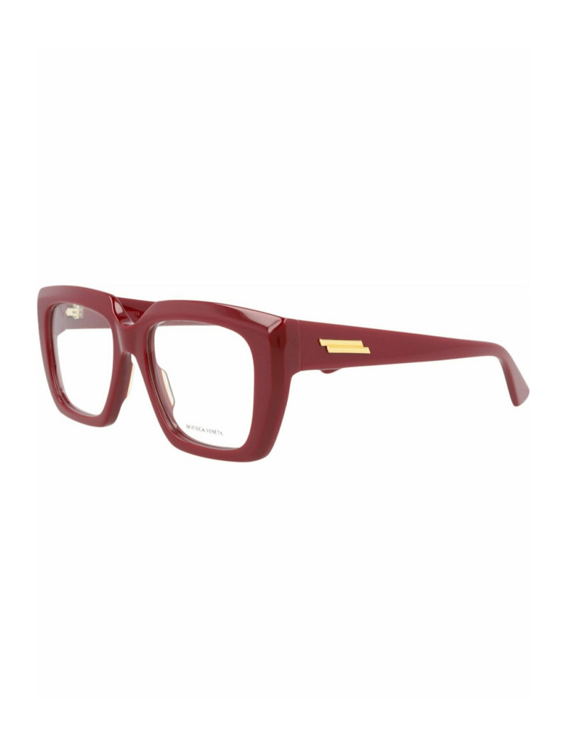 Bottega Veneta Square Eyeglasses Burgundy/Burgundy/Transparent (BV1032O-30008534-003)