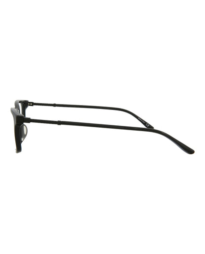 Bottega Veneta Square-Frame Acetate Optical Frames Black Black Transparent (BV0135OA-30001678-001)
