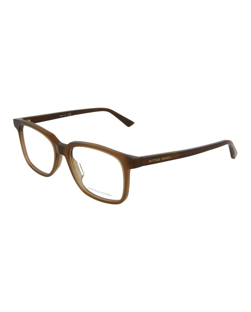 Bottega Veneta Square-Frame Acetate Optical Frames Brown Brown Transparent (BV1024O-30008301-003)