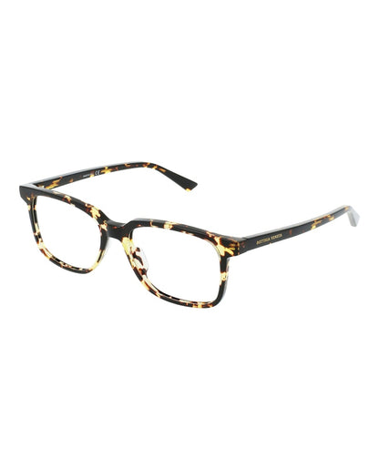 Bottega Veneta Square-Frame Acetate Optical Frames Havana Havana Transparent (BV1024O-30008301-002)
