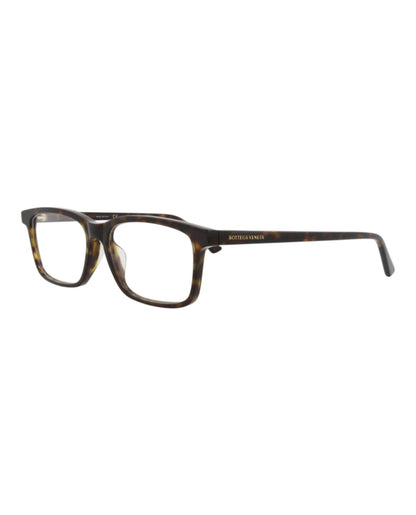 Bottega Veneta Square-Frame Acetate Optical Frames Havana Havana Transparent (BV1029OA-30008499-006)