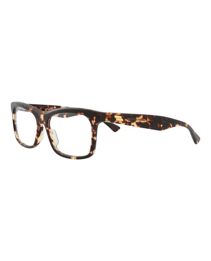 Bottega Veneta Square-Frame Acetate Optical Frames Havana Havana Transparent (BV1063O-30009034-002)