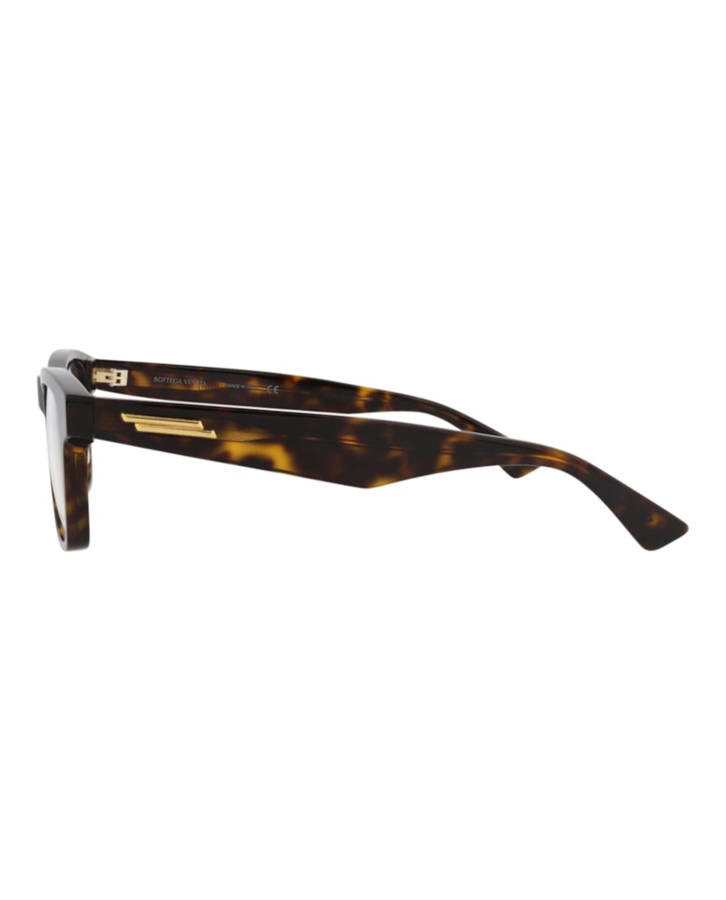 Bottega Veneta Square-Frame Acetate Optical Frames Havana Havana Transparent (BV1120O-30011521-002)