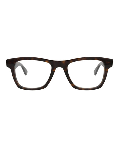 Bottega Veneta Square-Frame Acetate Optical Frames Havana Havana Transparent (BV1120O-30011521-002)
