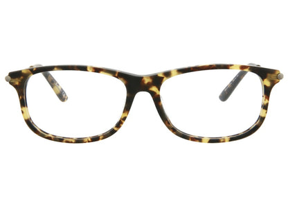 Bottega Veneta Square-Frame Acetate Optical Frames Havana/Silver/Transparent (BV0187O-30002486-004-20109)