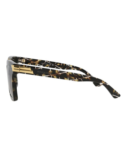 Bottega Veneta Square-Frame Acetate Sunglasses Havana Havana Brown (BV1005S-30008310-007)