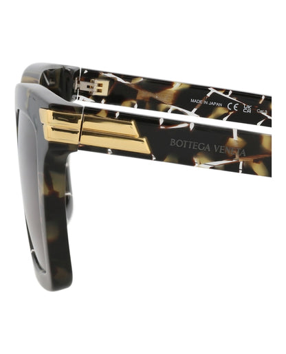 Bottega Veneta Square-Frame Acetate Sunglasses Havana Havana Brown (BV1005S-30008310-007)