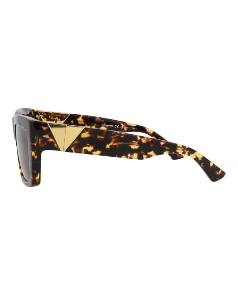 Bottega Veneta Square-Frame Acetate Sunglasses Havana Havana Brown (BV1178S-30013667-002)
