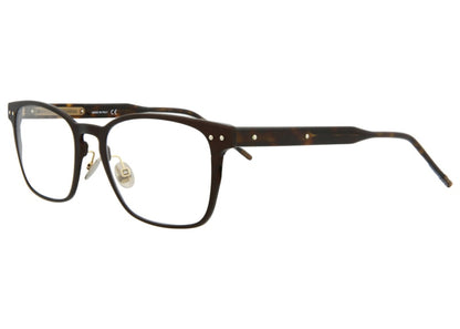 Bottega Veneta Square-Frame Alluminium Optical Frames Brown/Havana/Transparent (BV0213O-30002998-005-20344)
