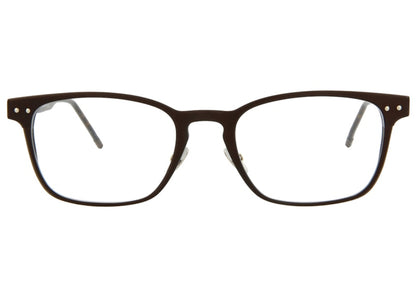 Bottega Veneta Square-Frame Alluminium Optical Frames Brown/Havana/Transparent (BV0213O-30002998-005-20344)