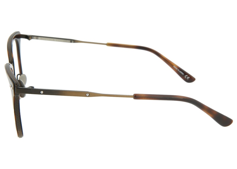 Bottega Veneta Square-Frame Optical Frames Shiny Medium Havana (BV0065O-30000537-006)
