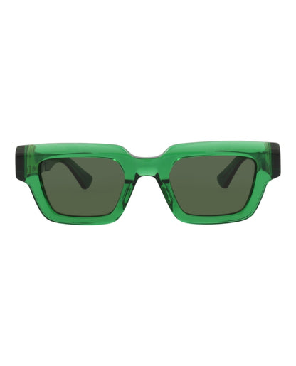 Bottega Veneta Square-Frame Recycled Acetate Sunglasses Green Green Green (BV1230S-30014281-002)