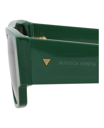 Bottega Veneta Square-Frame Recycled Acetate Sunglasses Green Green Green (BV1286S-30015218-003)