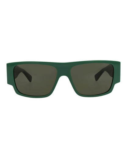 Bottega Veneta Square-Frame Recycled Acetate Sunglasses Green Green Green (BV1286S-30015218-003)