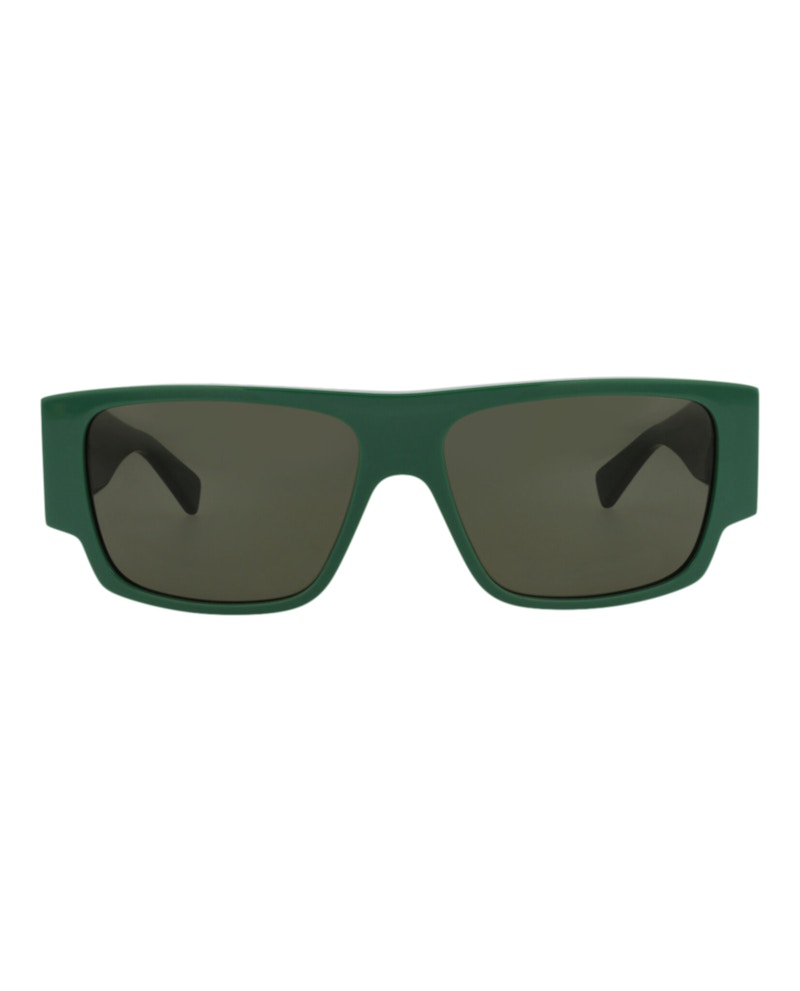 Bottega Veneta Square-Frame Recycled Acetate Sunglasses Green Green Green (BV1286S-30015218-003)