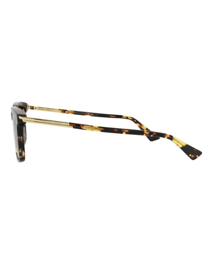 Bottega Veneta Square-Frame Recycled Acetate Sunglasses Havana Havana Brown (BV1261S-30014569-002)