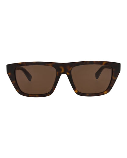 Bottega Veneta Square-Frame Recycled Acetate Sunglasses Havana Havana Brown (BV1291S-30015222-002)