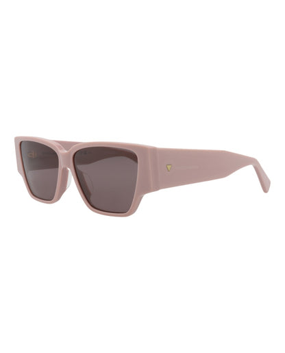 Bottega Veneta Square-Frame Recycled Acetate Sunglasses Pink Pink Brown (BV1285S-30015216-004)