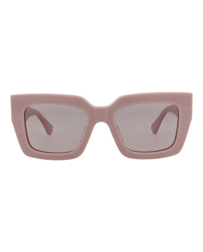 Bottega Veneta Square-Frame Recycled Acetate Sunglasses Pink Pink Violet (BV1212S-30014255-006)