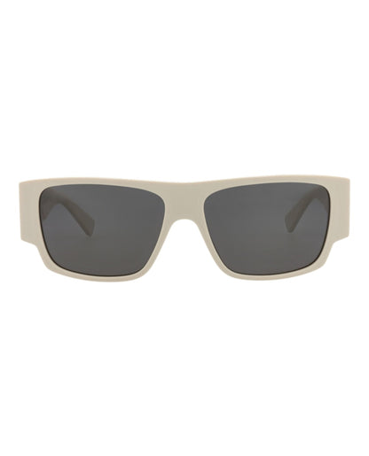 Bottega Veneta Square-Frame Recycled Acetate Sunglasses White White Grey (BV1286S-30015218-004)