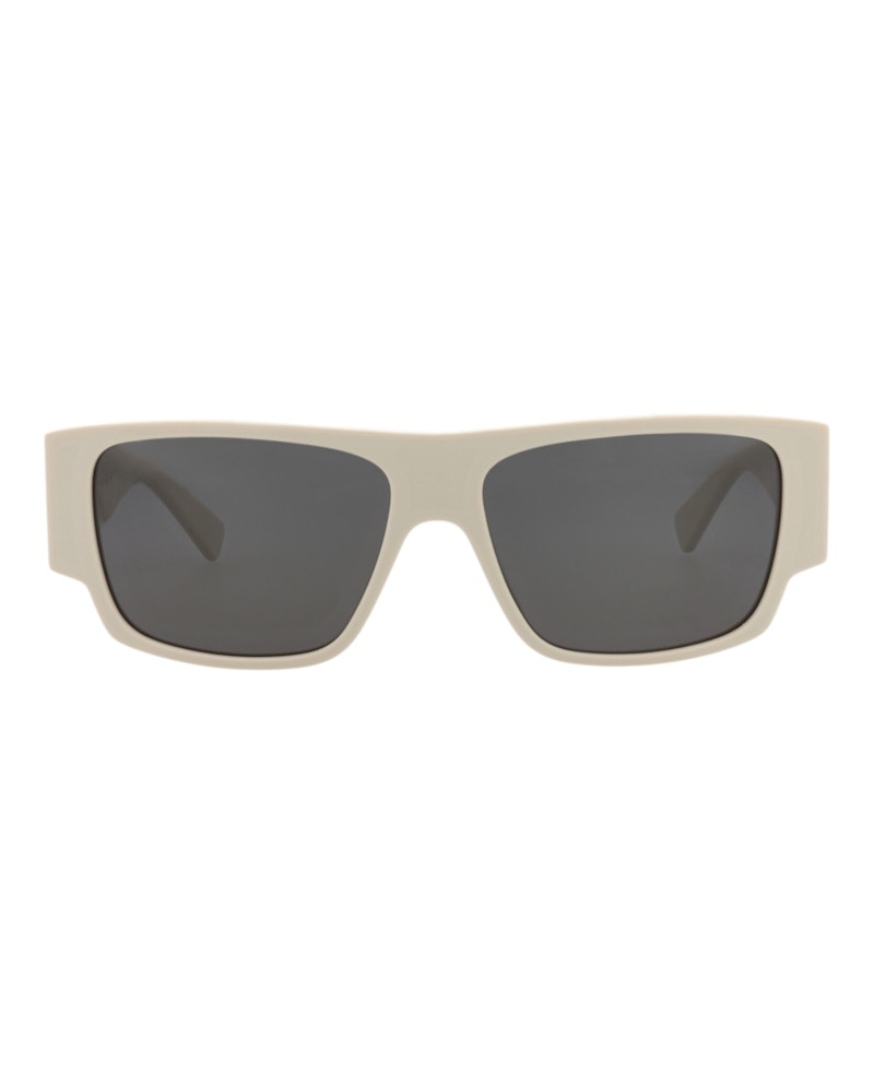 Bottega Veneta Square-Frame Recycled Acetate Sunglasses White White Grey (BV1286S-30015218-004)