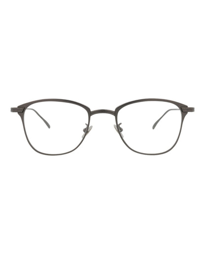 Bottega Veneta Square-Frame Titanium Optical Frames Ruthenium Ruthenium Transparent (BV0248O-30006504-002)