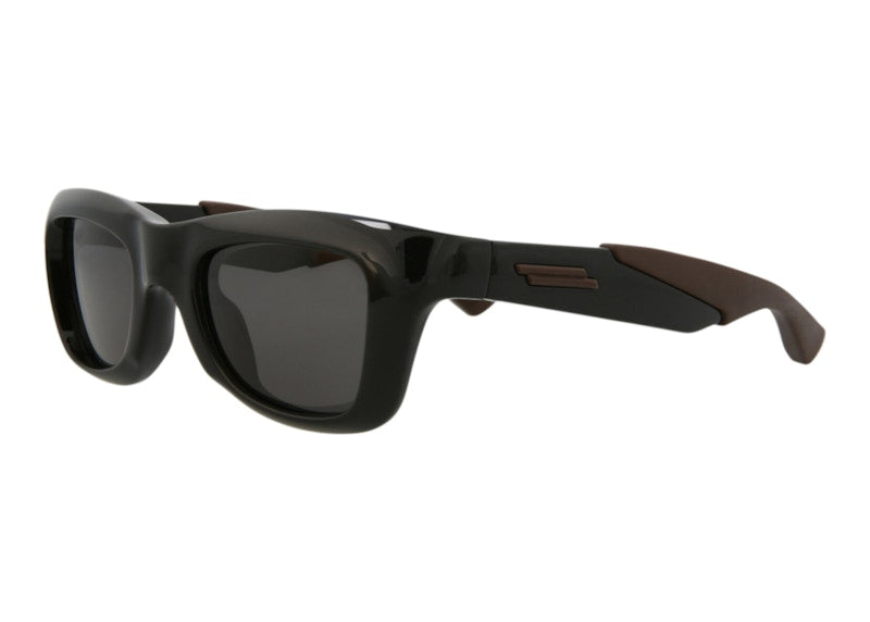 Bottega Veneta Square Sunglasses Black/Grey (BV1183S-30013672-001)