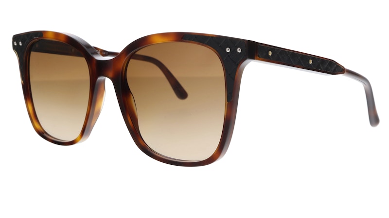 Bottega Veneta Square Sunglasses Brown (BV0118S-002)