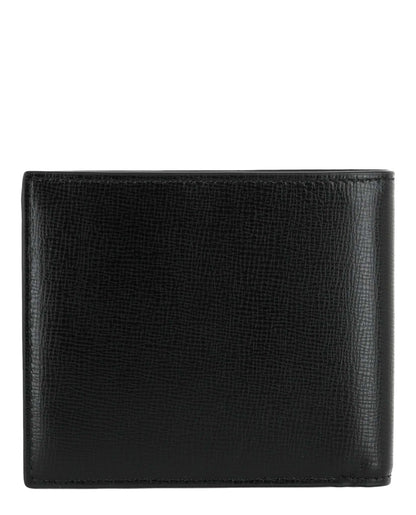 Bottega Veneta Stamped Logo Bifold Wallet Black/Silver