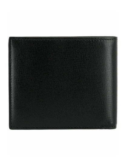 Bottega Veneta Stamped Logo Bifold Wallet Black/Silver
