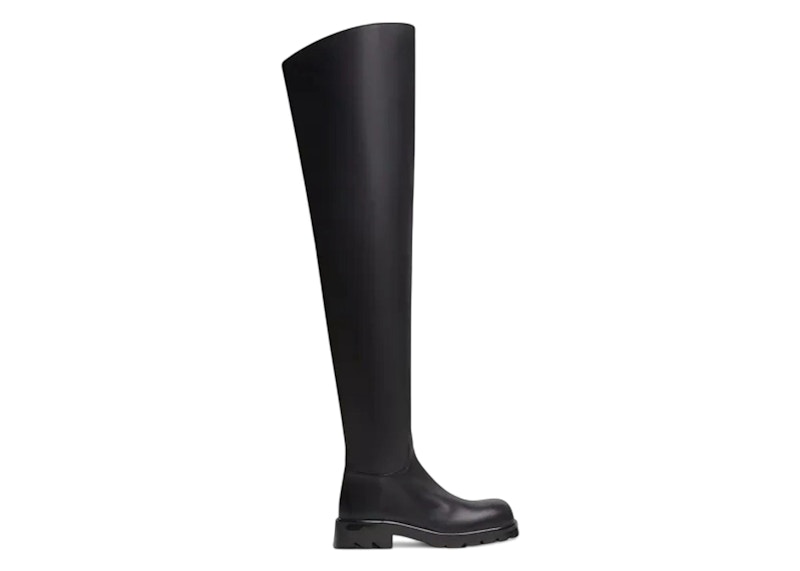 Bottega Veneta Strut Thigh High Boots Black (Women's)