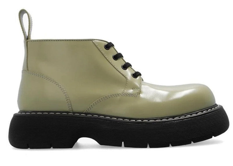 Bottega Veneta Swell Leather Shoes Green