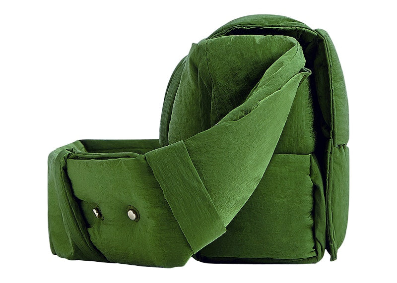 Bottega Veneta Tech Cassette Crossbody Bag Padded Intreccio Avocado