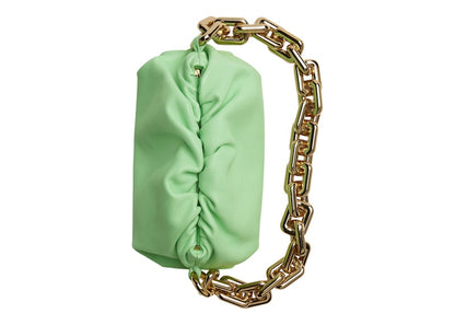 Bottega Veneta Teen Chain Pouch Wasabi