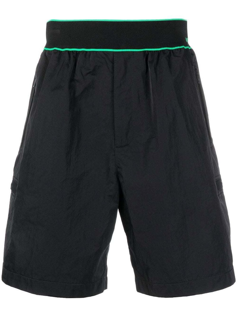 Bottega Veneta Tipped Cargo Shorts Black
