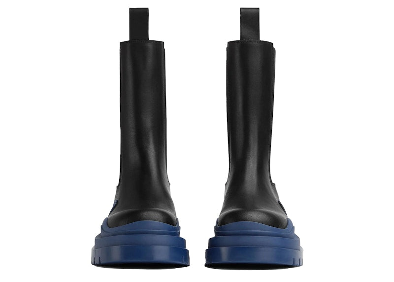 Bottega Veneta Tire Boots Black Blue