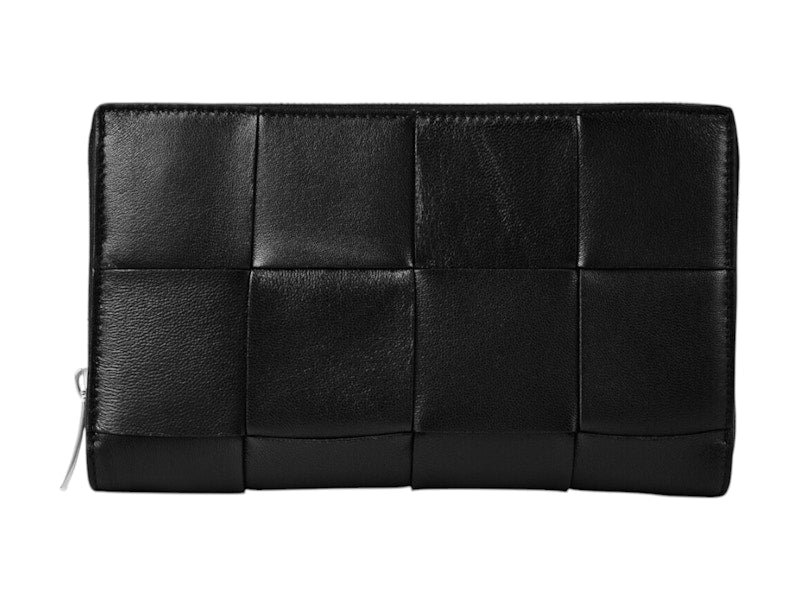 Bottega Veneta Wallet Cassette Zip Black