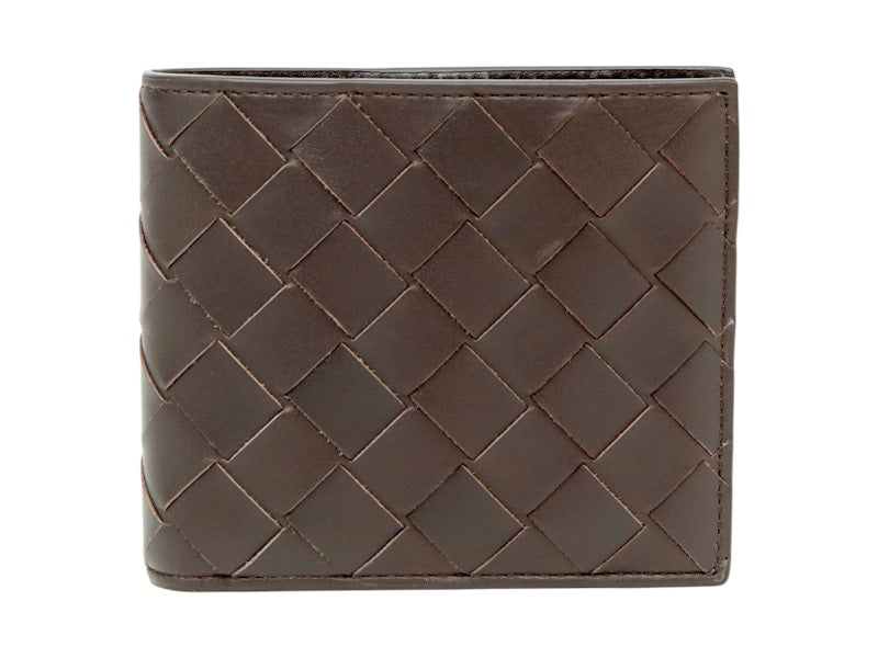 Bottega Veneta Wallet Intrecciato Bi-Fold Fondant Brown