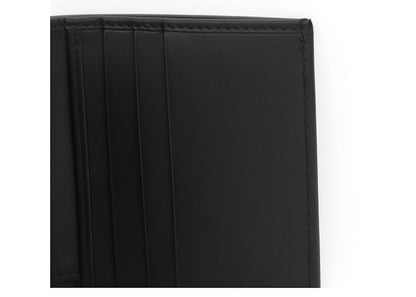 Bottega Veneta Woven Leather Card Holder Black