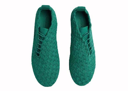 Bottega Veneta Woven Low-Top Sneakers Blue