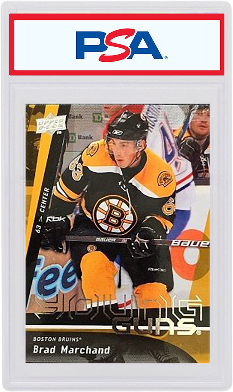 Brad Marchand 2009 Upper Deck Series 2 Young Guns Rookie #452 (PSA or BGS Graded)