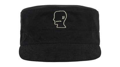 Brain Dead Bandana Back Pillbox Hat Black