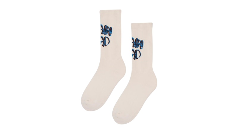 Brain Dead Bd Stringy Socks White