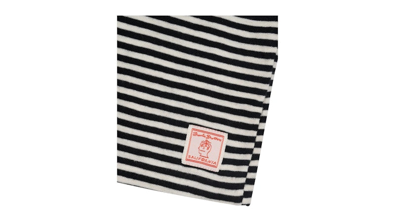 Brain Dead Brooks Brothers California Loose Knit Striped T-Shirt Black