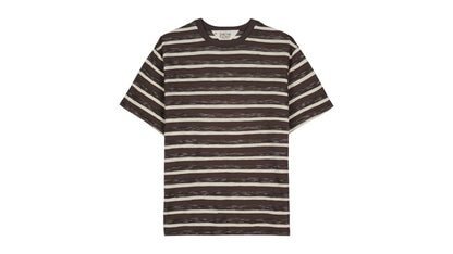 Brain Dead Casey Striped T-Shirt Brown